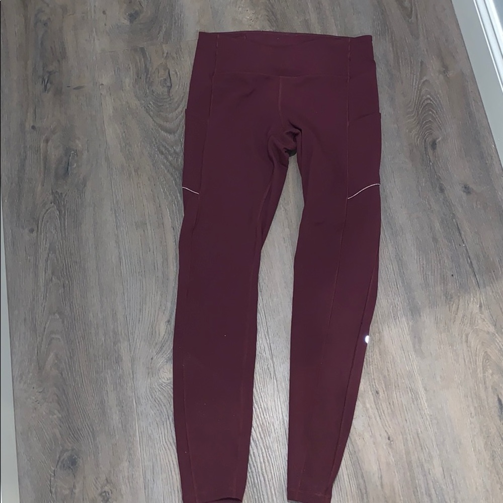 Plum lululemon leggings